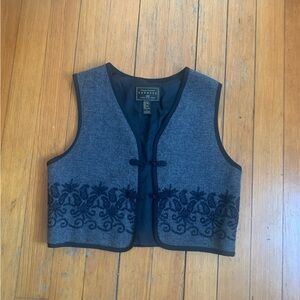 Vintage Express wool vest